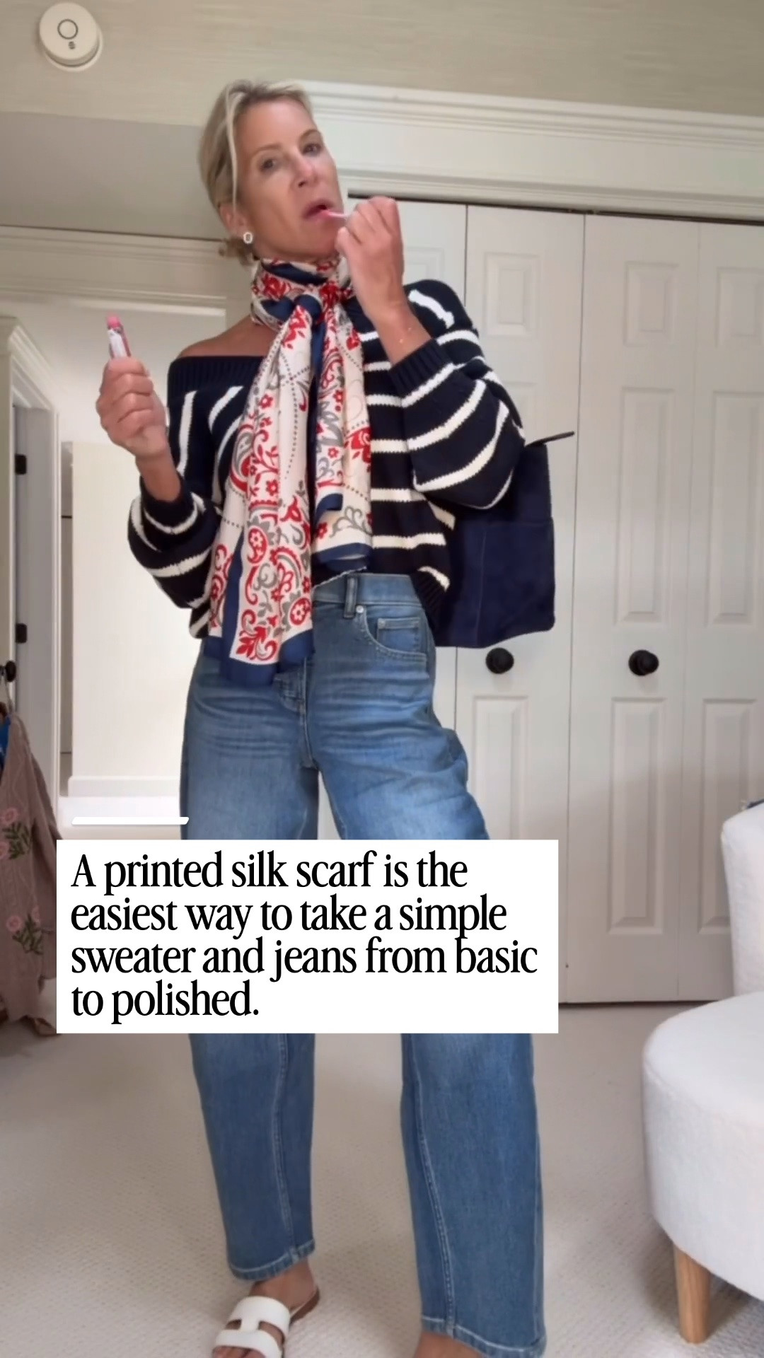 Want to make your everyday outfits look more expensive? Add a printed scarf! It’s the easiest way to elevate a simple sweater and jeans, and it’s a timeless accessory you’ll wear season after season.

👩‍💻 LTK PRO TIPS
❤️ Heart = Support my posts ;-)
🔖 Save = Get sale & restock alerts for the things you love!
📋 Lists = Keep favorites organized (List ideas: Christmas, Birthdays, and Vacations!)
📲 Share = Send lists and products to a friend (or your daughters like me).
💬 Comment = Ask me anything, and I’ll answer. ;-)

#LTKootd #LTKOver40 #LTKSeasonal