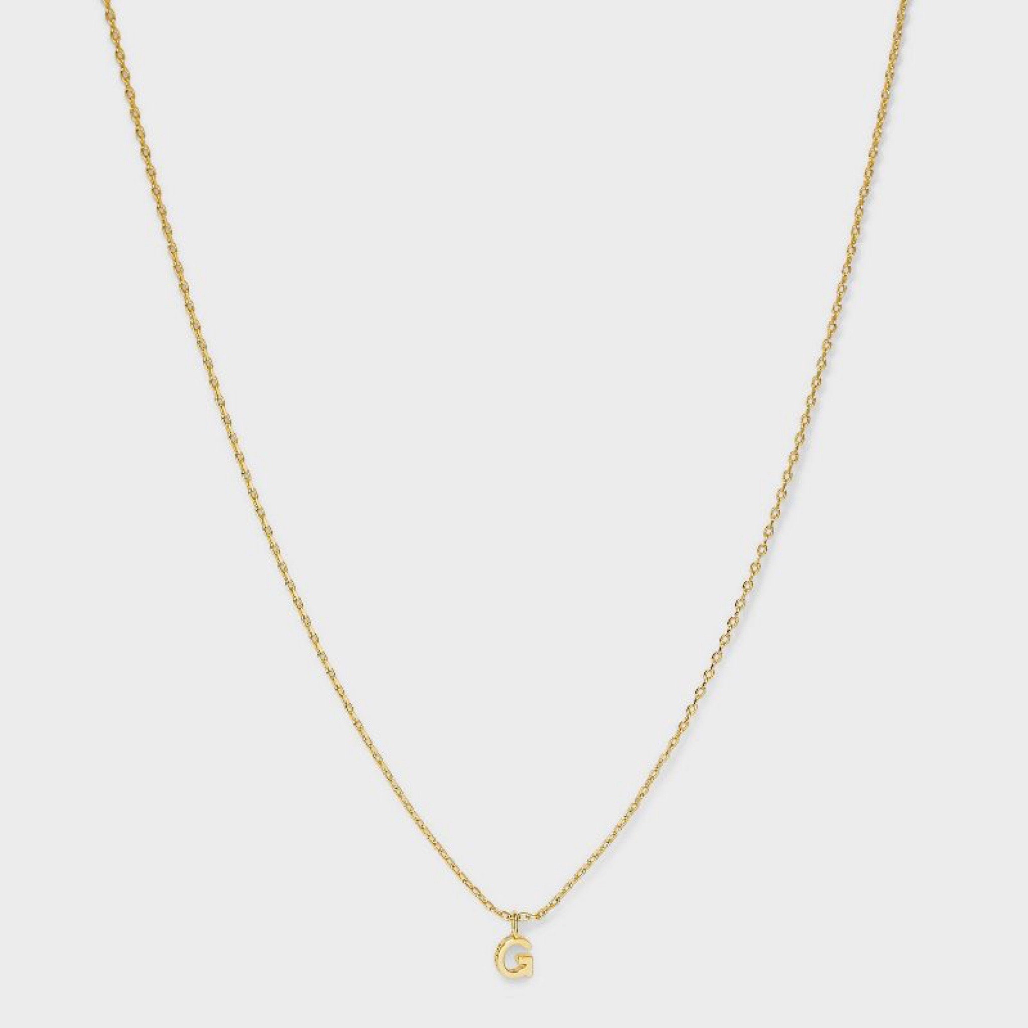 Target initial necklace- comes in all initials 

Target. Necklace. Jewelry. Initials. Letters 

#LTKbeauty #LTKfindsunder100 #LTKfindsunder50