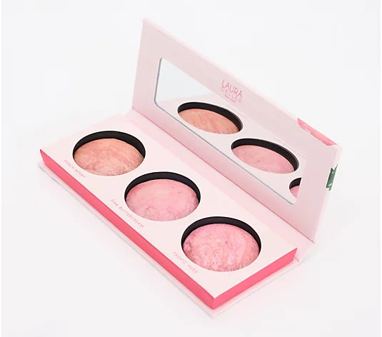 Laura Geller Baked Blush-n- Brighten 3-Well Palette - QVC.com | QVC