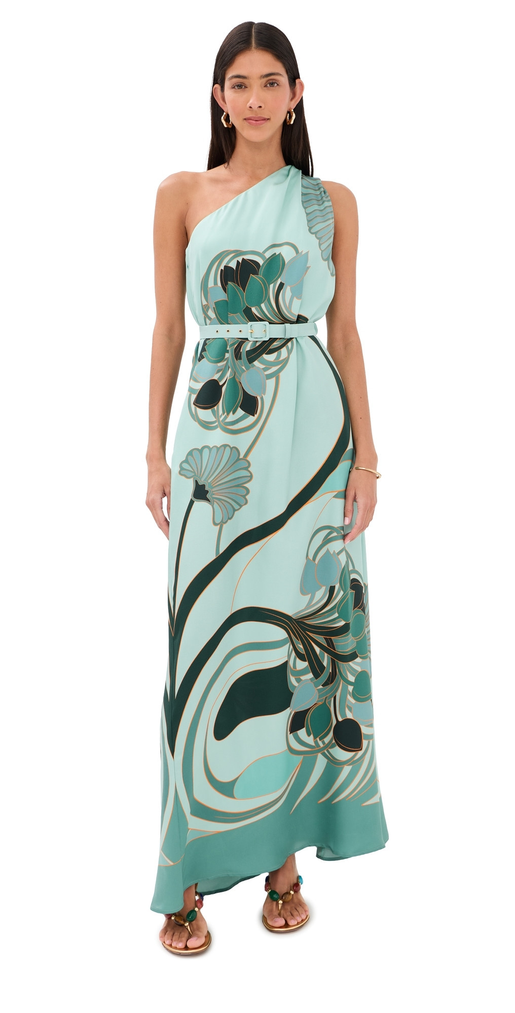 La DoubleJ Roy Silk Dress Blooming Tulip Placee L | Shopbop