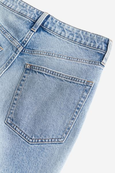 Vintage Straight High Jeans - Light denim blue - Ladies | H&M US | H&M (US + CA)