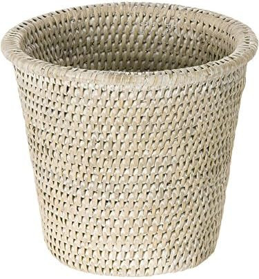 Kouboo 1080026 La Jolla Rattan Planter, Small, White Wash | Amazon (US)