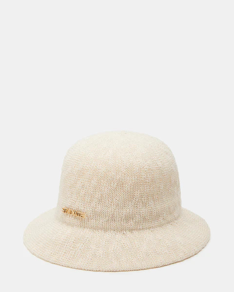 MOLDED POLY YARN BUCKET HAT IVORY | Steve Madden (US)