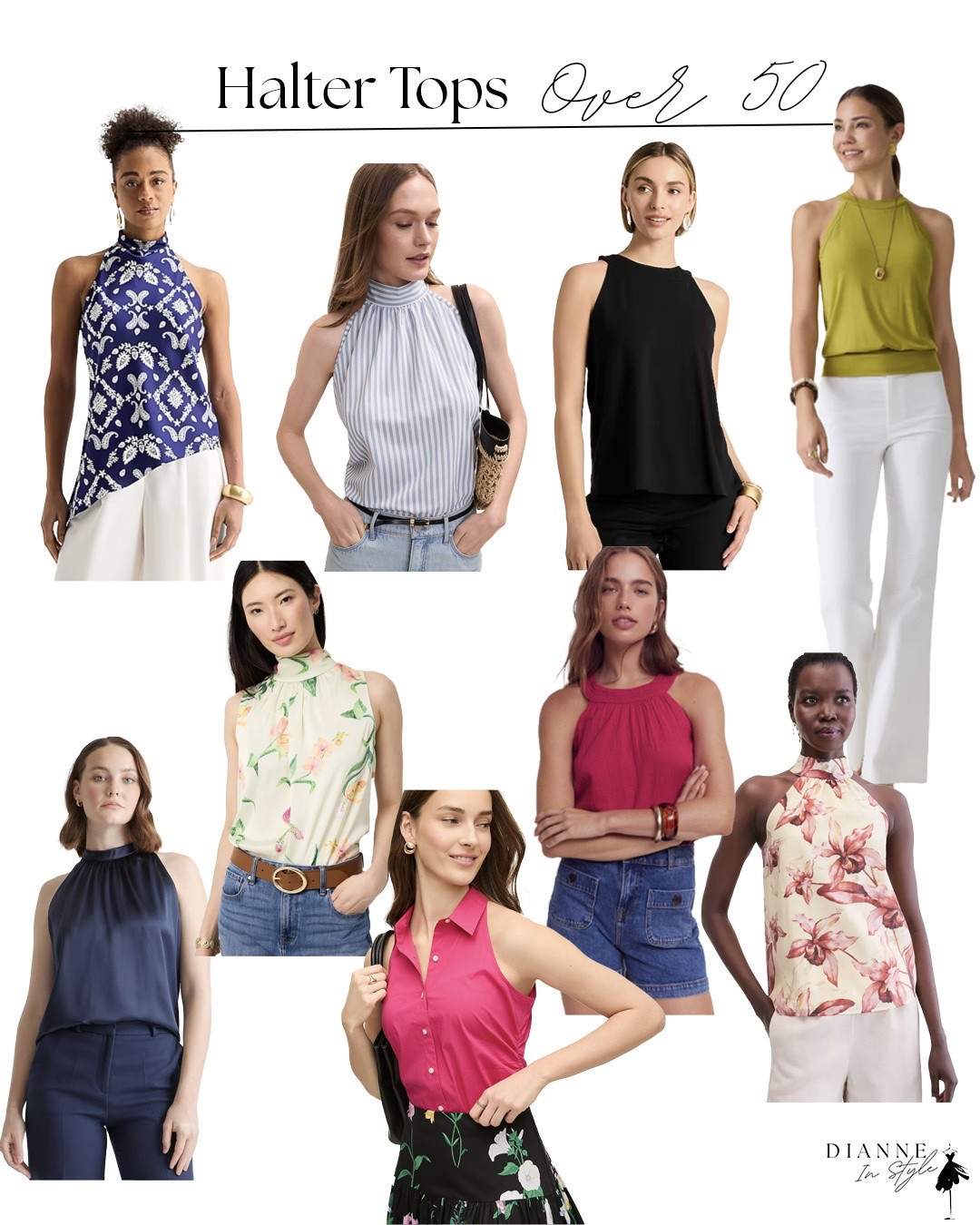 As promised in my previous post, here is a great collection for halter tops that work beautifully over 50!

#LTKootd #LTKOver40 #LTKSeasonal