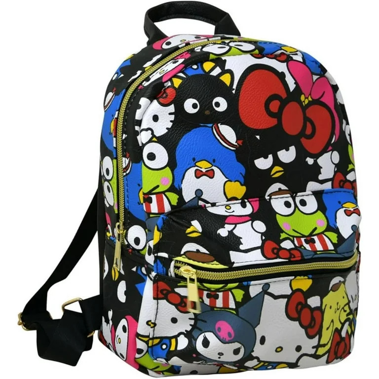 Hello Kitty and Friends 10" Faux Leather Mini Backpack - A Cute and Compact Companion for Young H... | Walmart (US)