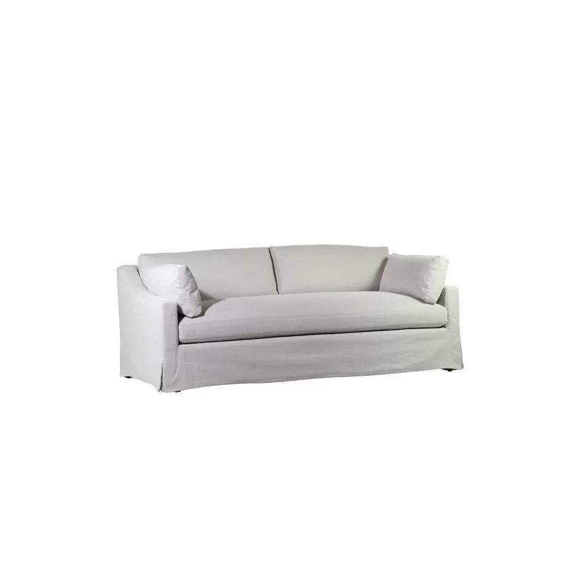 Mcfadden 84'' Recessed Arm Slipcovered Sofa with Reversible Cushions | Wayfair North America