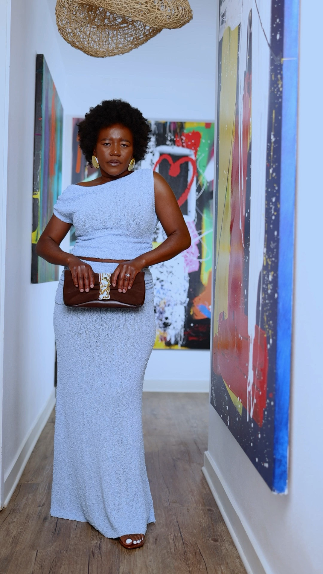 Chic Knitwear Try-On: Chloe Off-Shoulder Top & Petra Maxi Skirt | Elegant Blue Co-Ord Set Haul

#LTKMidsize #LTKParties #LTKStyleTip