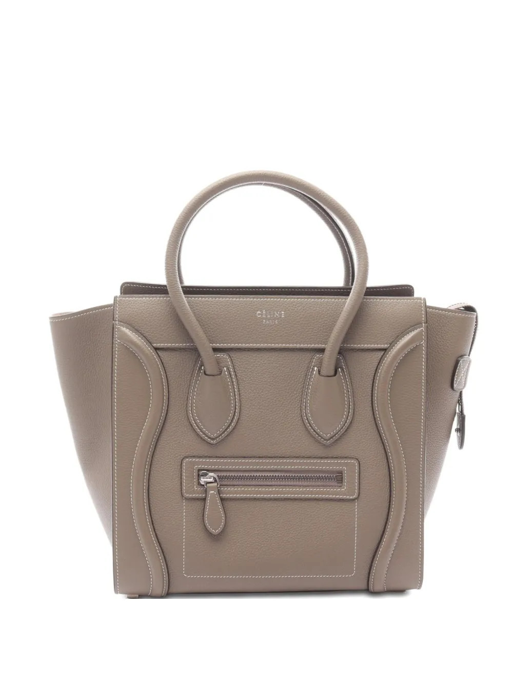 Celine Pre-Owned 2010s micro Luggage tote bag - Brown | Farfetch Global