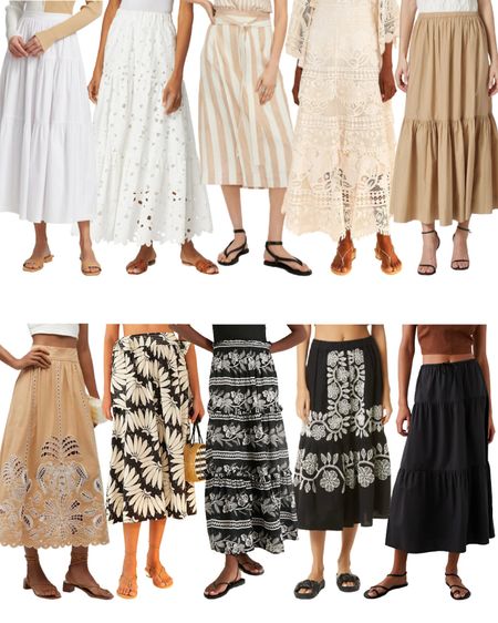 Breezy neutral skirts for summer ☀️🤍from some of my favorite brands I love summer skirts to pair with easy tank tops and tees or with a statement blouse! Lots of ways to style. Sharing more favorites on NatalieYerger.com today!

#summerskirt #longsummerskirt #summerskirts #summermidiskirt #summermaxiskirt

#LTKunder100 #LTKFind #LTKSeasonal