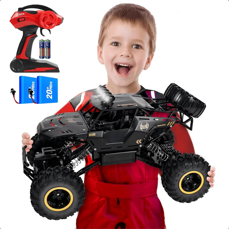 Wisairt 1:12 Large RC Cars,4WD Large Remote Control Monster Truck 2.4 GHz Alloy RC Cars for Kids ... | Walmart (US)