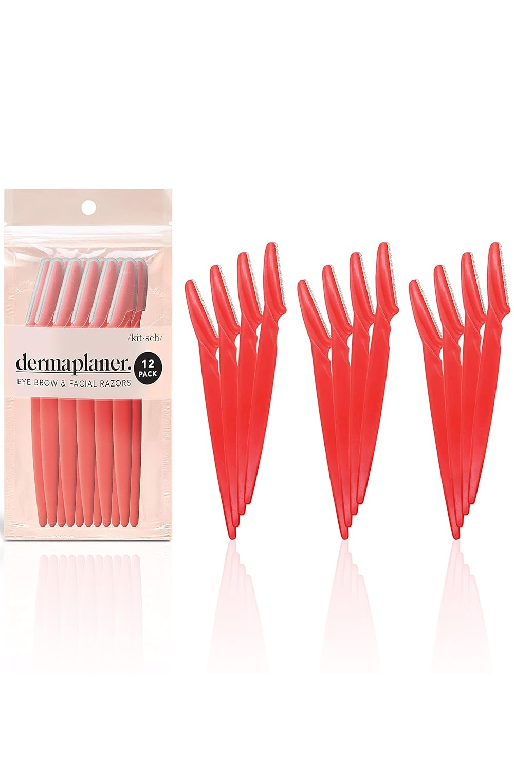 Kitsch Dermaplaning Tool - Face Razor for Women | Eyebrow Razor & Face Shaver for Women | Facial ... | Amazon (US)