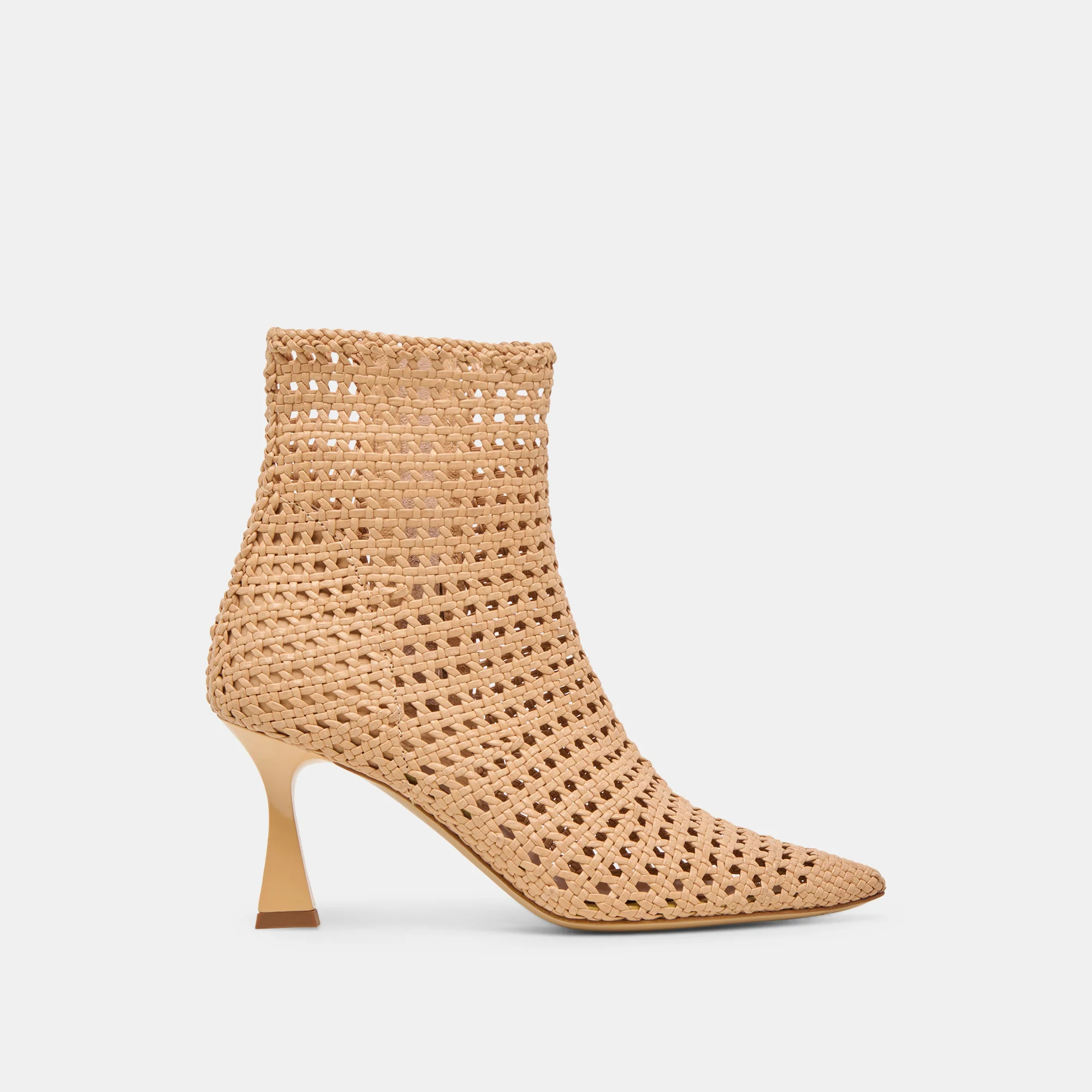 Lonni Tan Woven Leather Booties | Dolce Vita | DolceVita.com