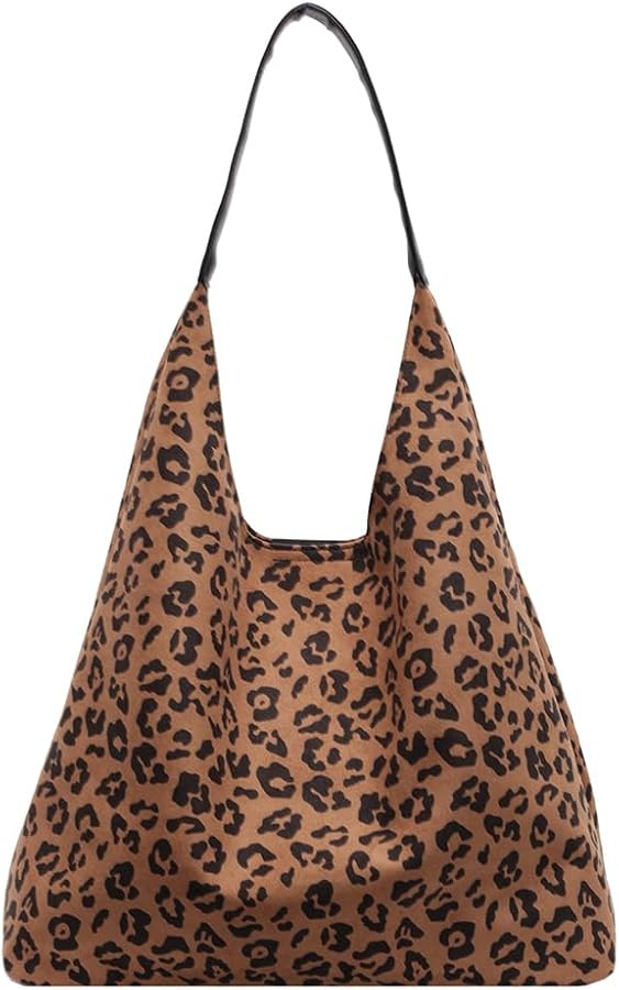 YFGBCX Tote Bags for Women Work Bags Suede Slouchy Bag Hobo Handbag Office Tote Handbag | Amazon (US)