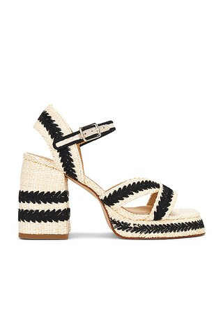 Castaner Vega Sandal in Natural & Black from Revolve.com | Revolve Clothing (Global)