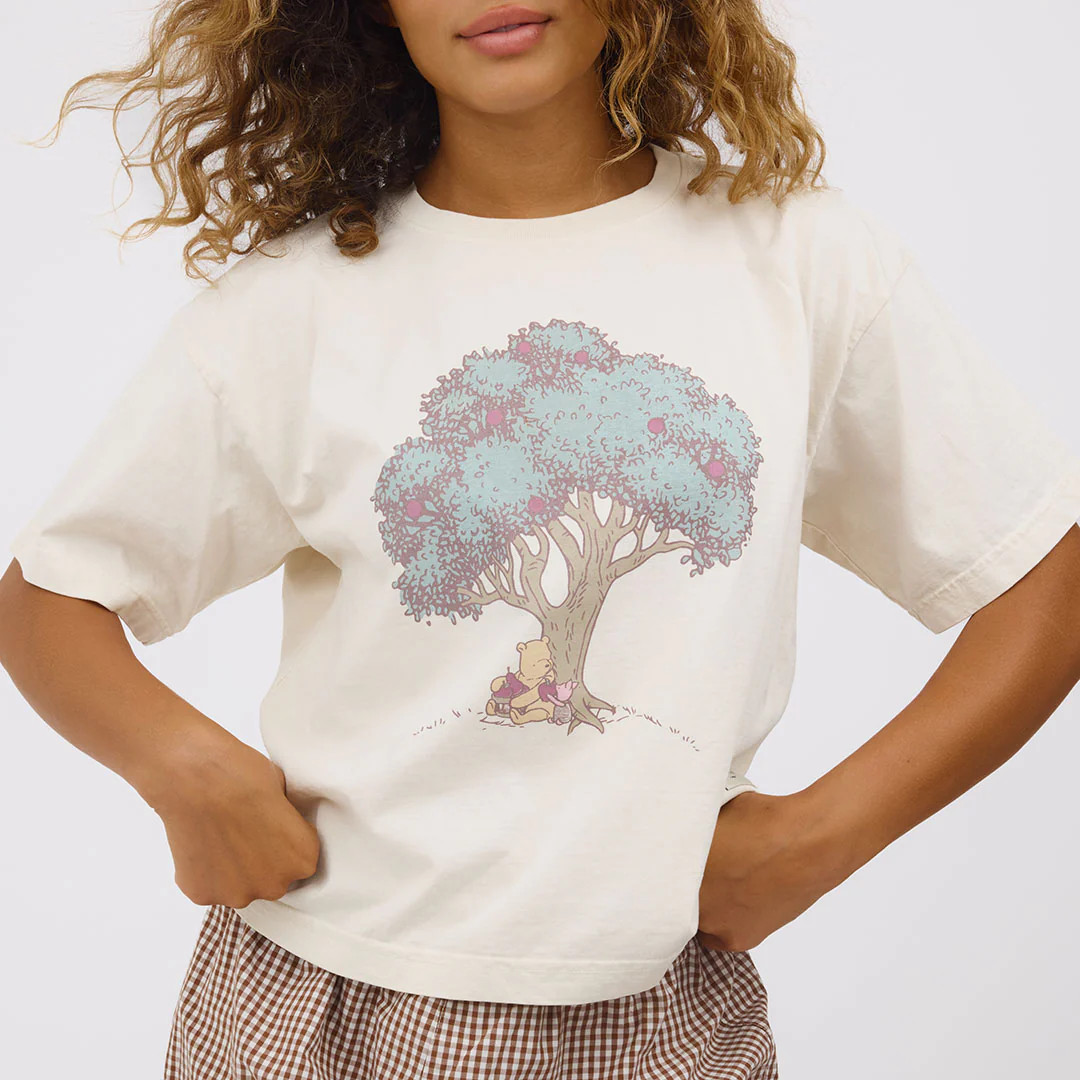 Disney Mickey Oversized Tee, Natural | Albion Fit