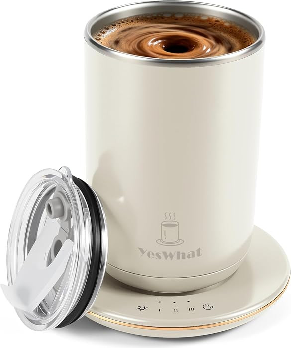 Automatic Self Stirring Coffee Mug with Temperature Control,Type-C Magnetic Mixing Cup,3 Heat Lev... | Amazon (US)