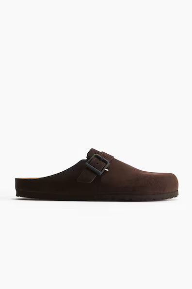 H & M - Suede Mules - Brown | H&M (US + CA)