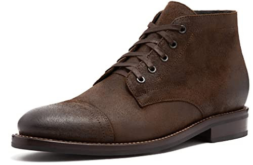 Thursday Boot Company Men's Cadet Cap Toe Boot, Mocha, 9.5 | Amazon (US)