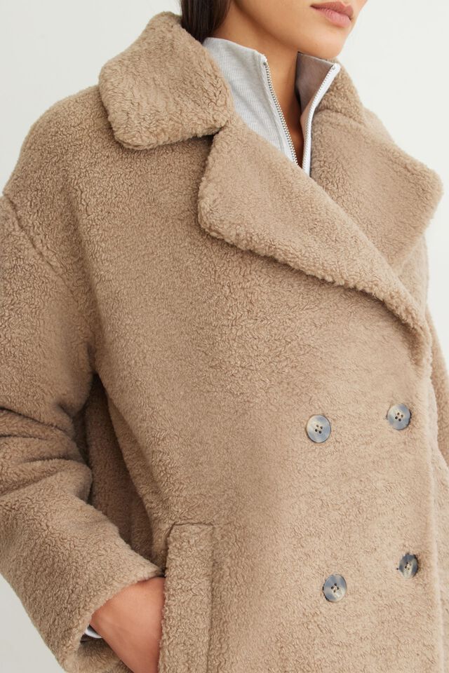 Long Teddy Coat | Dynamite Clothing