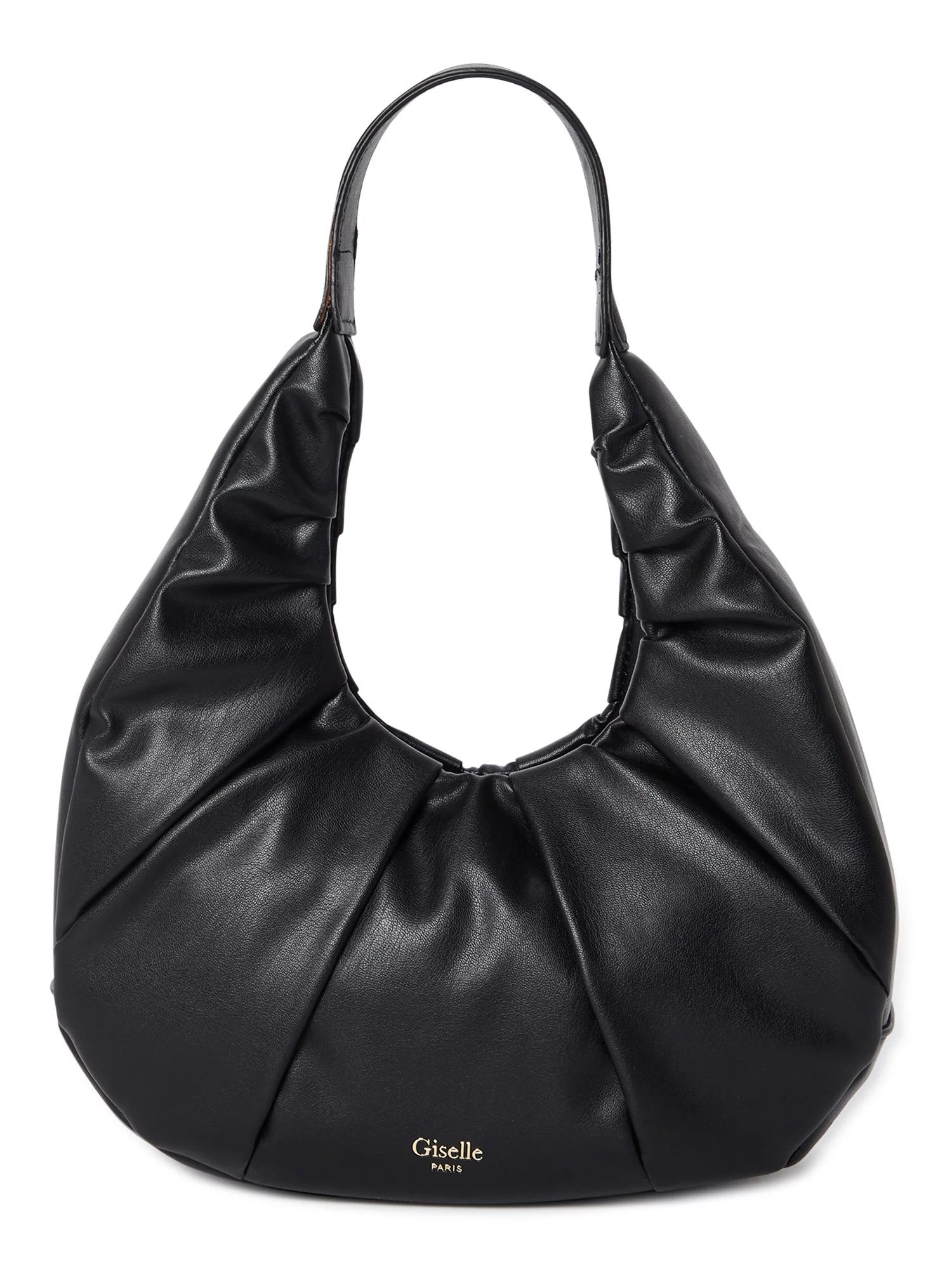Giselle Paris Women's Eloise Vegan Leather Moon Hobo Bag | Walmart (US)