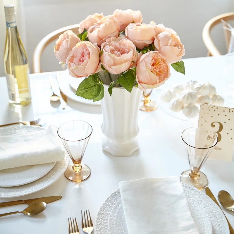 Artificial Peonies Floral Arrangements | Wayfair North America