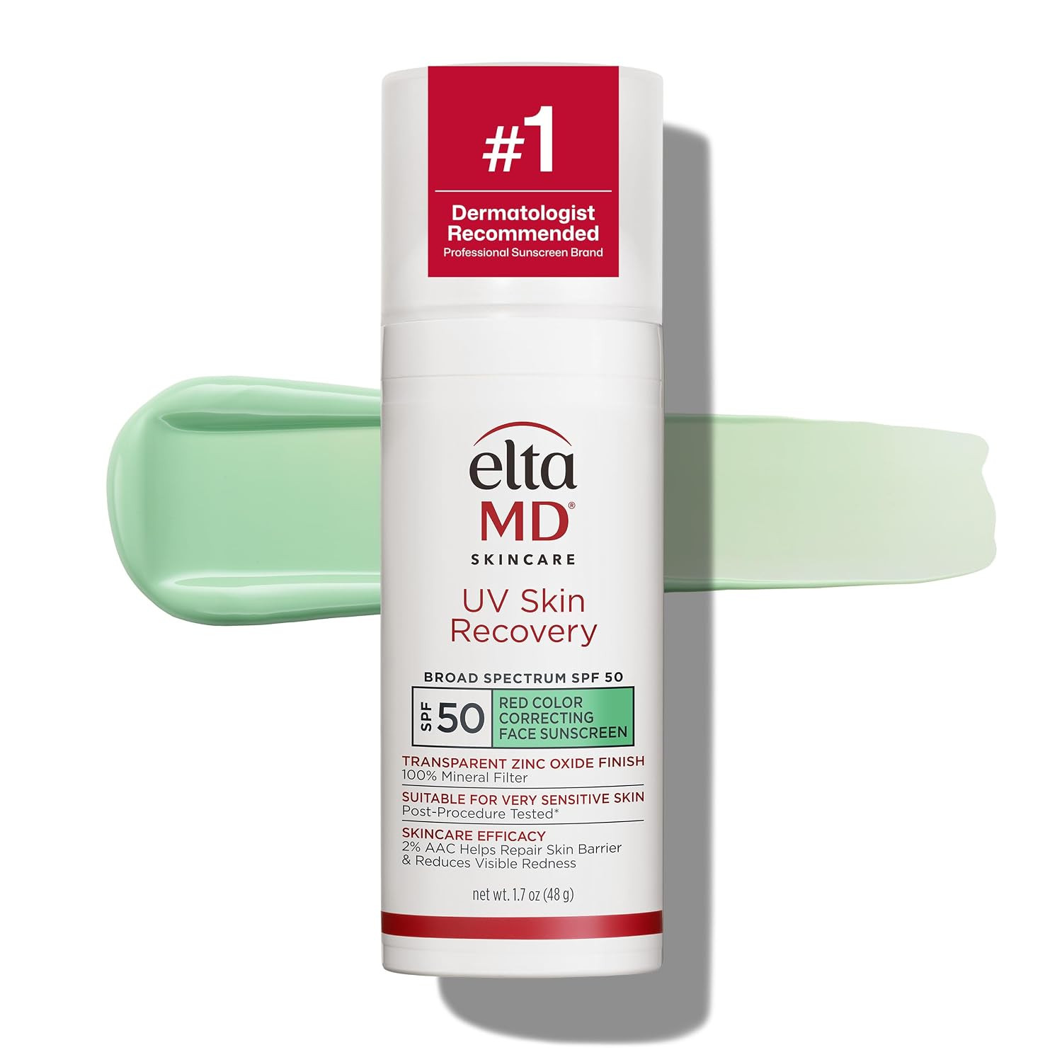 EltaMD UV Skin Recovery 100% Mineral Face Sunscreen, SPF 50 | Amazon (US)