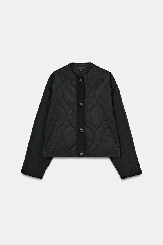 SHORT QUILTED JACKET | Zara UK