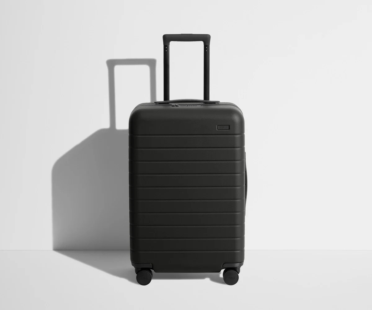 Shop The Bigger Carry-On suitcase in Coast Blue | Away: Built for modern travel | Away