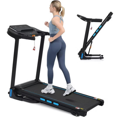 PAGED Treadmill with Incline, Foldable Walking Pad Treadmill with 12 Preset Programs and LED Display, Exercise Equipment for Home, Max 350 LBS, Black | Target