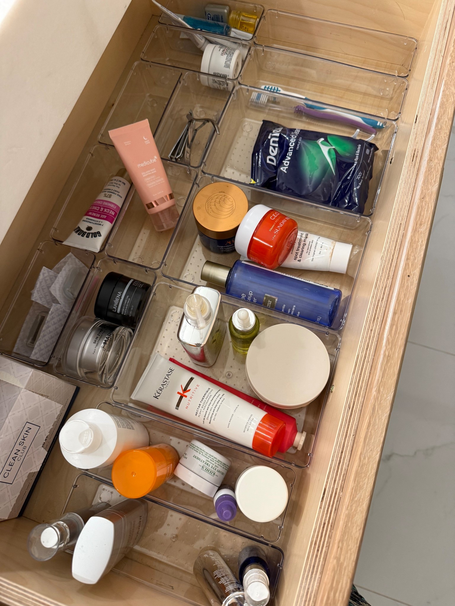 Acrylic Drawer organizer set 

Amazon bathroom organization 

Dorm organization 

#LTKU #LTKHome #LTKFindsUnder50