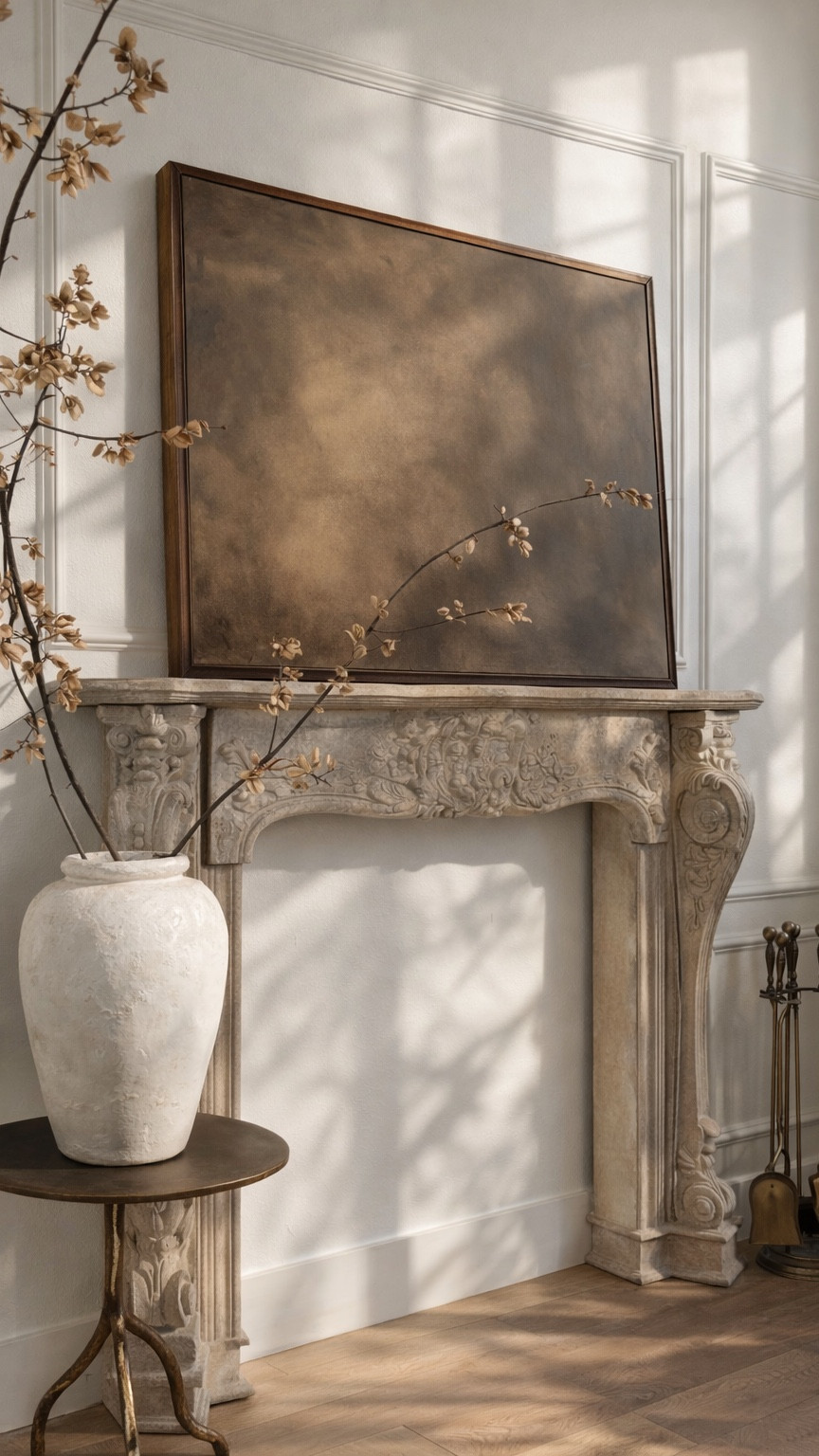 I fear the project is already just about done 🤷🏼‍♀️
sorry hubs… this itty bitty molding install had to happen

comment MOLDING and I’ll send you the exact style I used

#pictureframemolding #wallmolding #diyhomeprojects #moodyinteriors #homedecorideas

picture frame molding diy, wall molding accent wall, diy trim work, adding molding to walls, home projects before and after, moody brown room, modern vintage home, architectural wall details, easy home upgrades, custom looking walls, elevated interiors, neutral home decor, home renovation ideas, molding installation, diy interior projects

#LTKHome