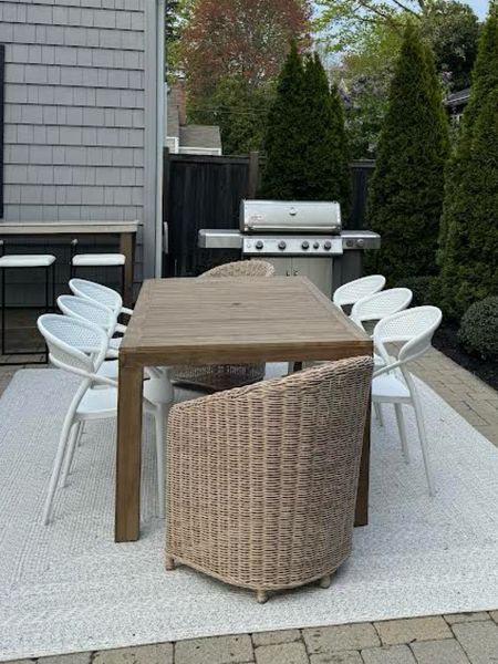 Our outdoor dining table is on major sale for 30% off and an additional 20% off with in-store pick up if you sign up or are an existing world market member! Such a great deal today 

#LTKStyleTip #LTKHome #LTKSaleAlert