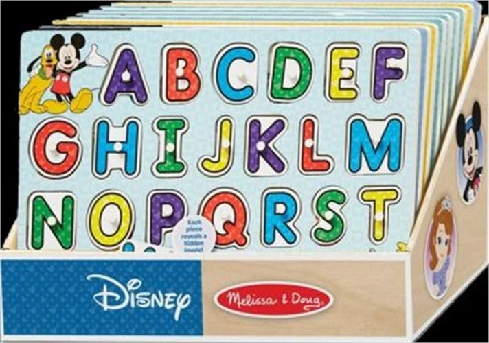 Disney Peg Puzzle Asst In Disp, PartNo 7468, by Melissa & Doug,Llc, Toys, Puzzle | Walmart (US)