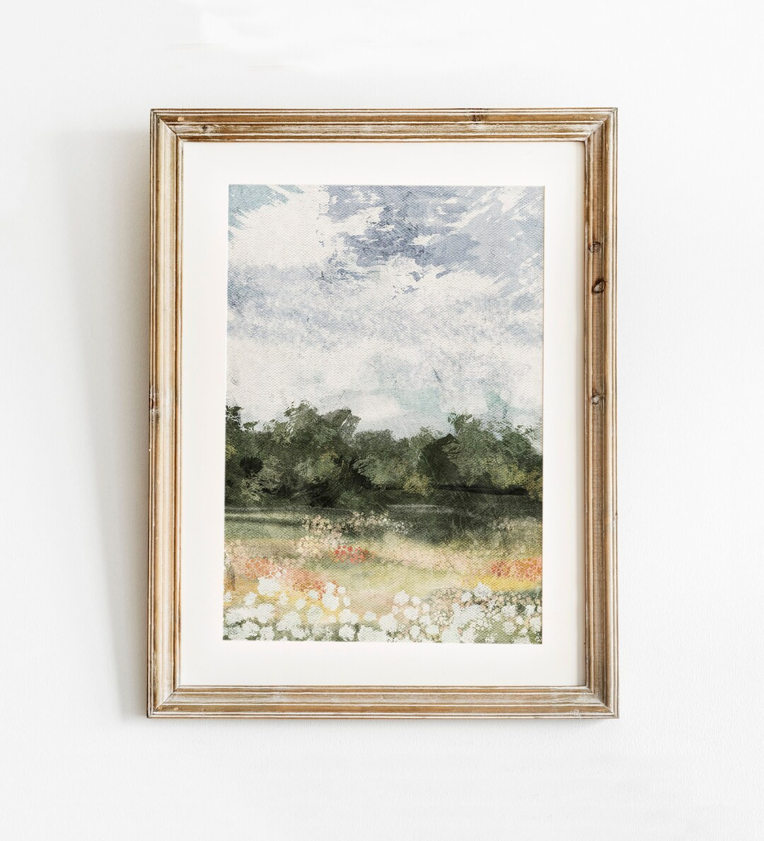 Summer Landscape Print Printable Wall Art Vintage Style - Etsy | Etsy (US)