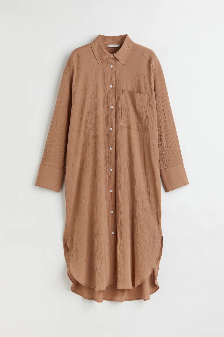 Oversized Shirt Dress | H&M (US + CA)