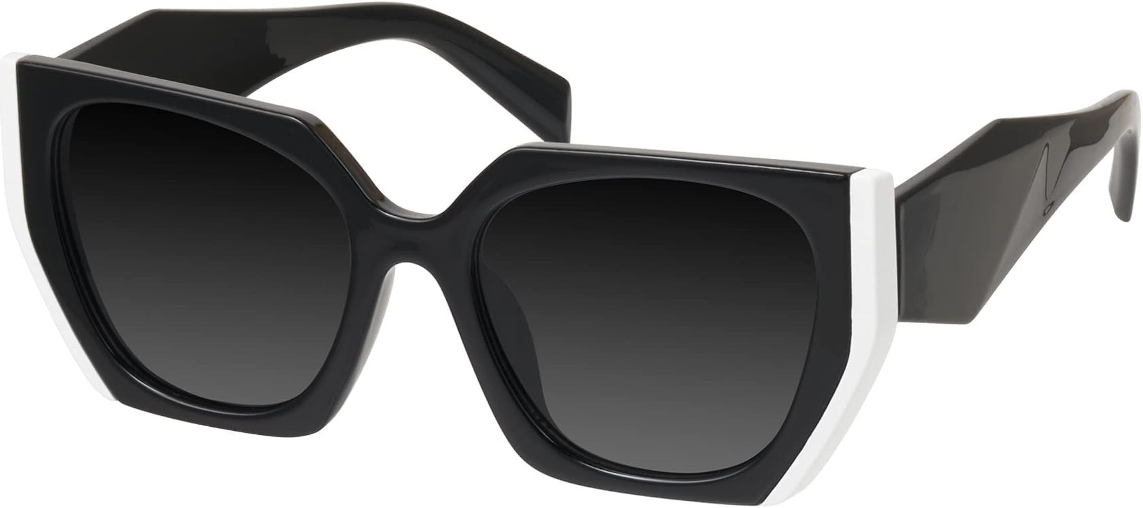 mosanana Square Cat Eye Sunglasses for Women Trendy Geometric Style Model-COCO | Amazon (US)