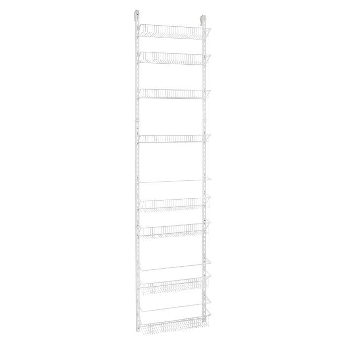 ClosetMaid 8 Tier Over-the-Door Adjustable Wire Rack White | Target