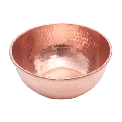 Hammered Copper Bowl Handcrafted in Bali | NOVICA