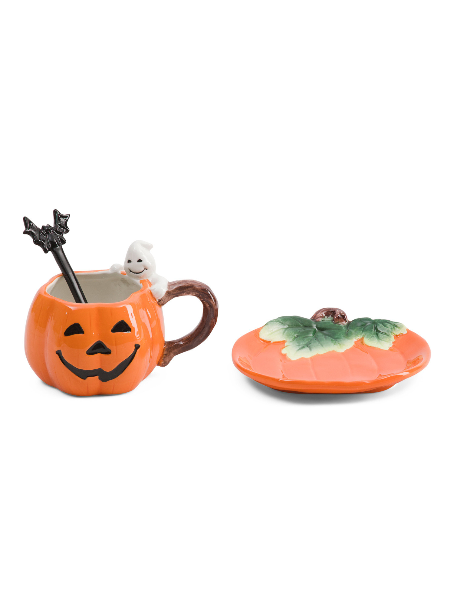 Pumpkin Cup And Saucer With Spoon Set | Halloween | Marshalls | Marshalls