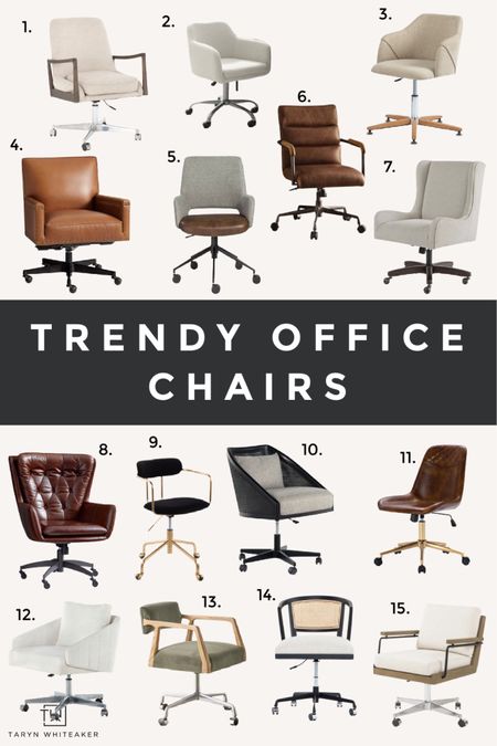 Trendy and modern office chairs 

#LTKhome