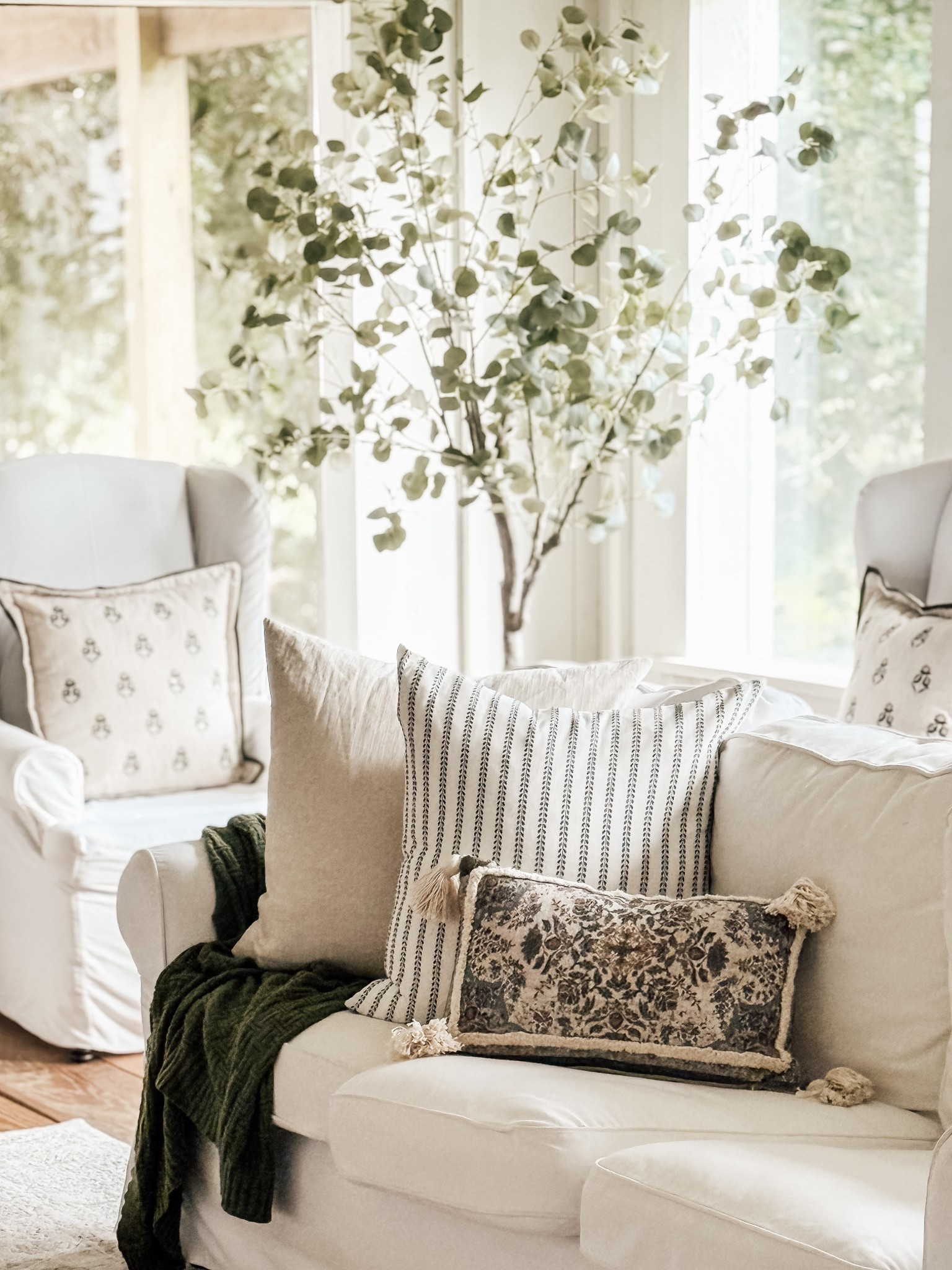 This eucalyptus tree is so perfect for this corner of the living room! #fauxplants #fauxtree #fauxflorals

#LTKSeasonal #LTKHome