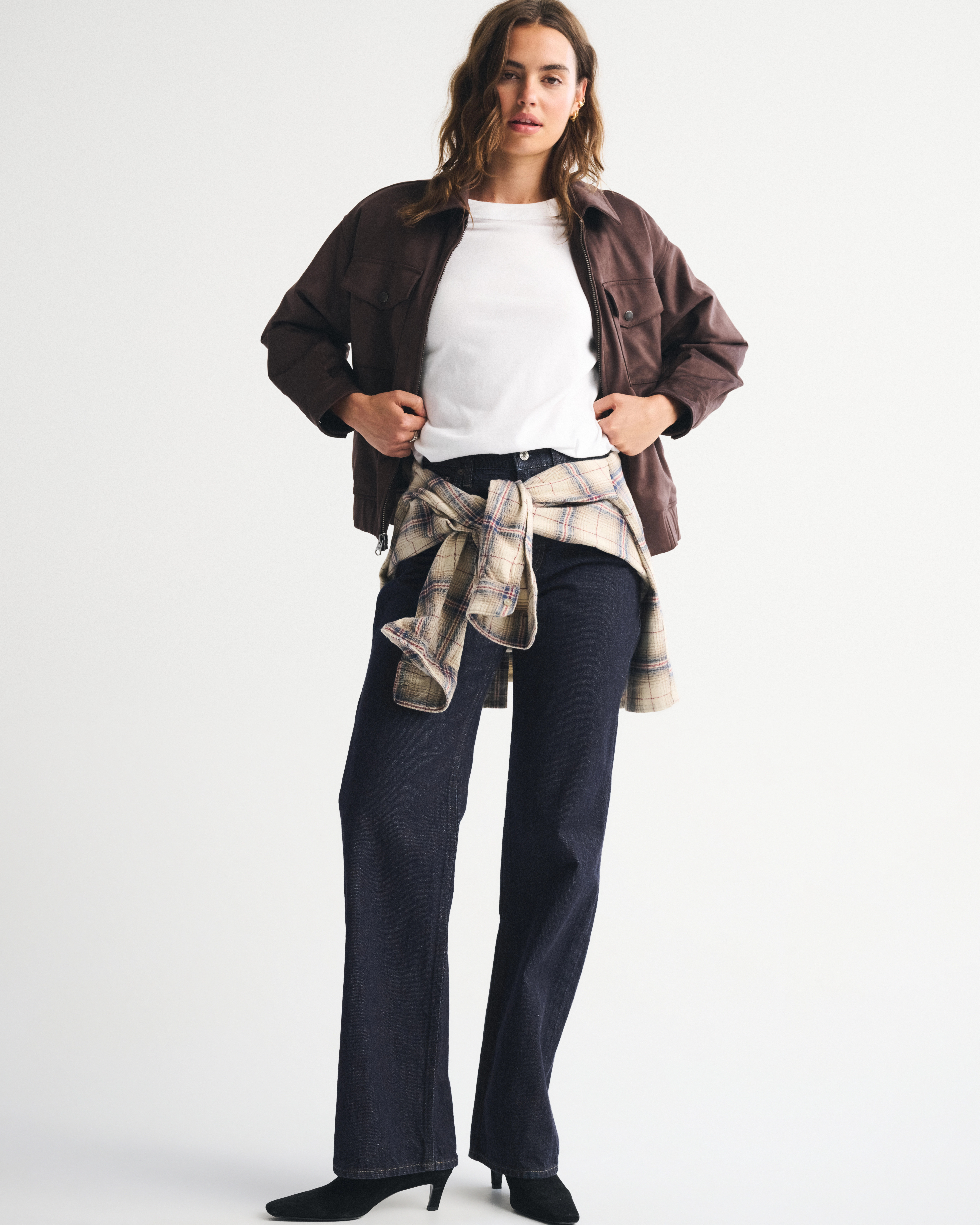 High Rise Loose Jean | Abercrombie & Fitch (US)