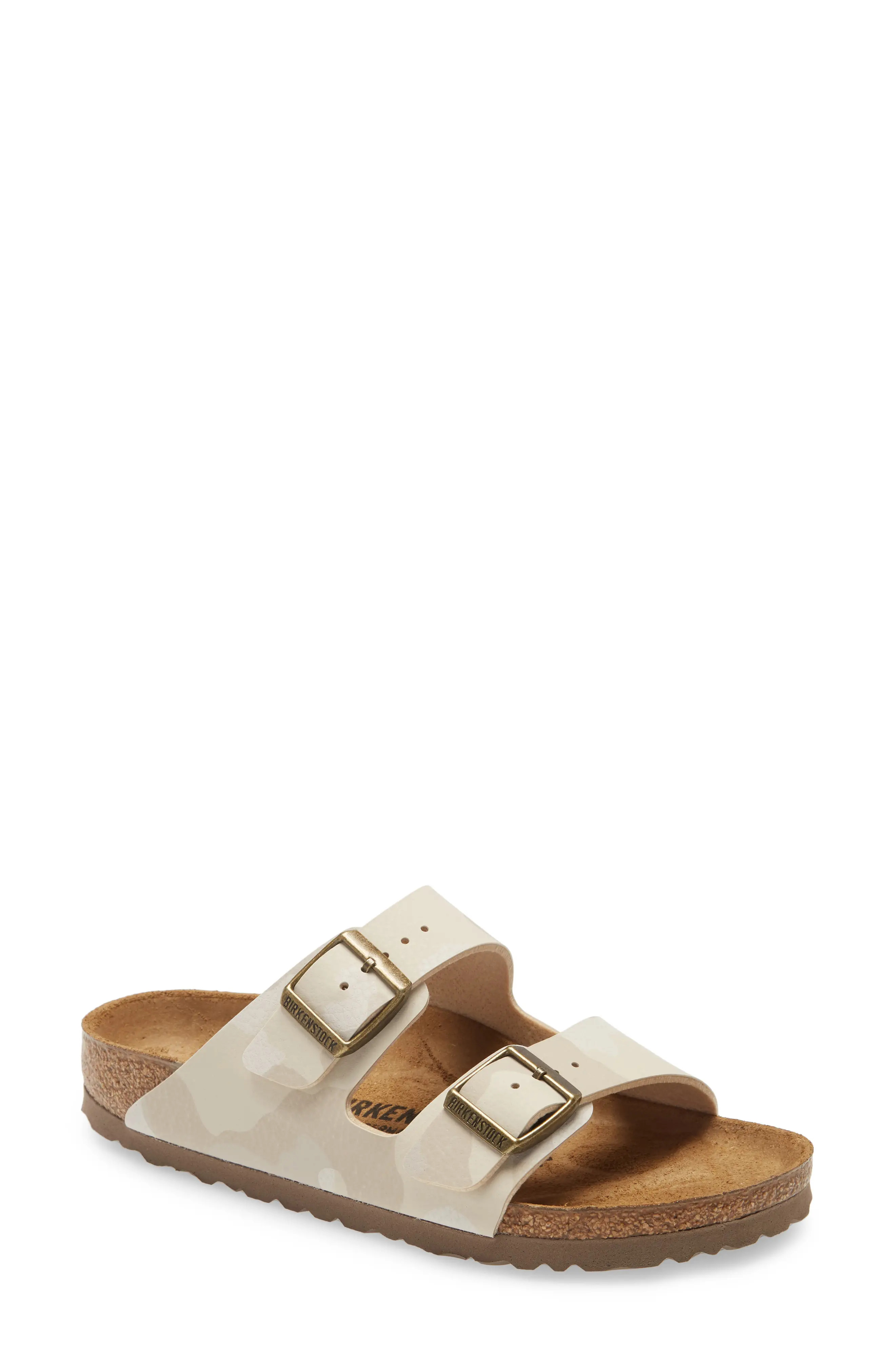Women's Birkenstock Arizona Camo Slide Sandal, Size 9-9.5US - Beige | Nordstrom