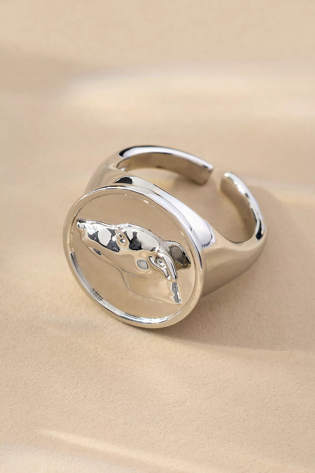 Dog Icon Cocktail Ring | Anthropologie (US)