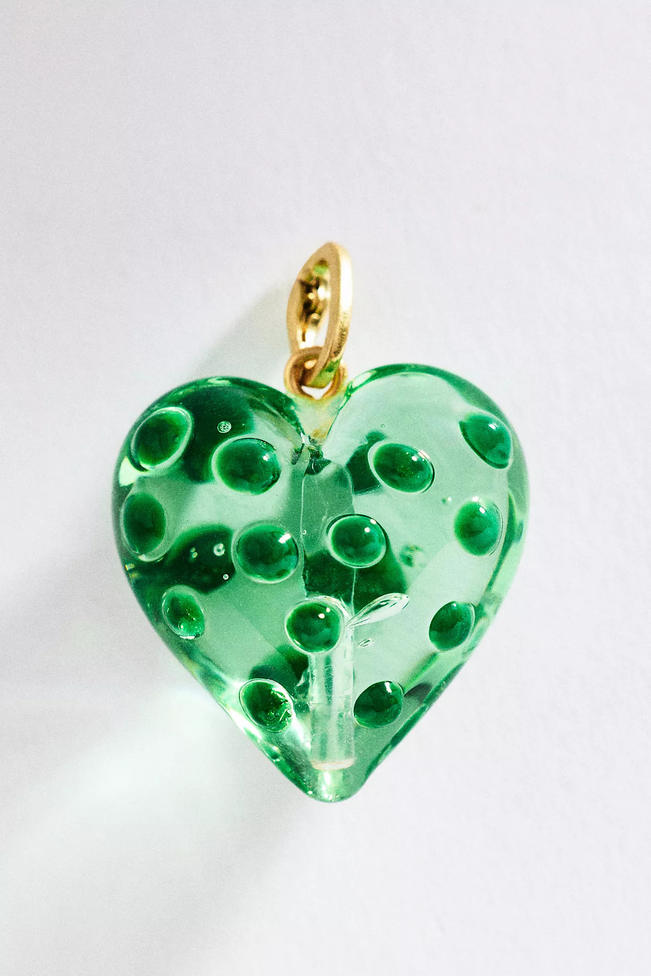 Clare V. Polka Dot Heart Charm | Anthropologie (US)