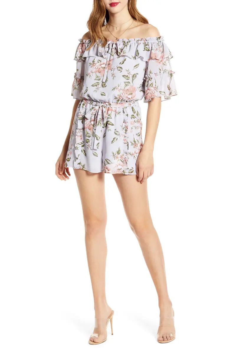 Jasper Off The Shoulder Romper | Nordstrom