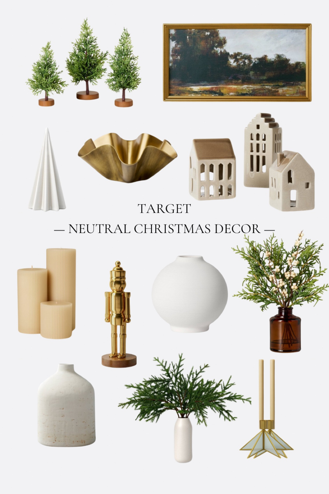 Neutral decor for Christmas 🎄 

#LTKHoliday #LTKSeasonal #LTKHome