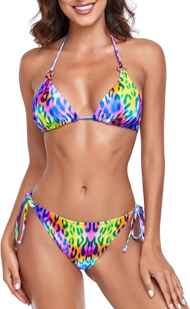 RELLECIGA Women's Triangle Bikini Set | Amazon (US)
