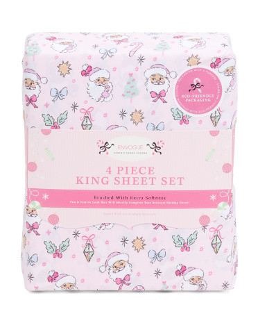 Coquette Santa Sheet Set | TJ Maxx