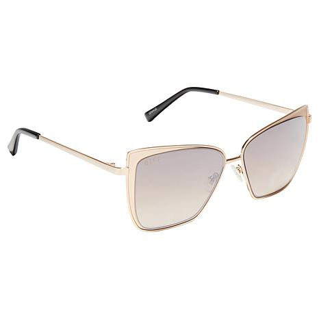 Diff Eyewear Grace Oversized Mirrored Cat-Eye Sunglasses | HSN